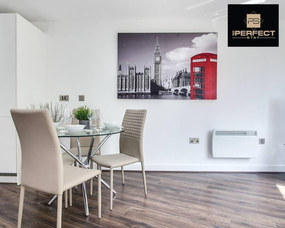 Luxe Modern Apartment By Your Perfect Stay Short Lets Birmingham Exteriér fotografie