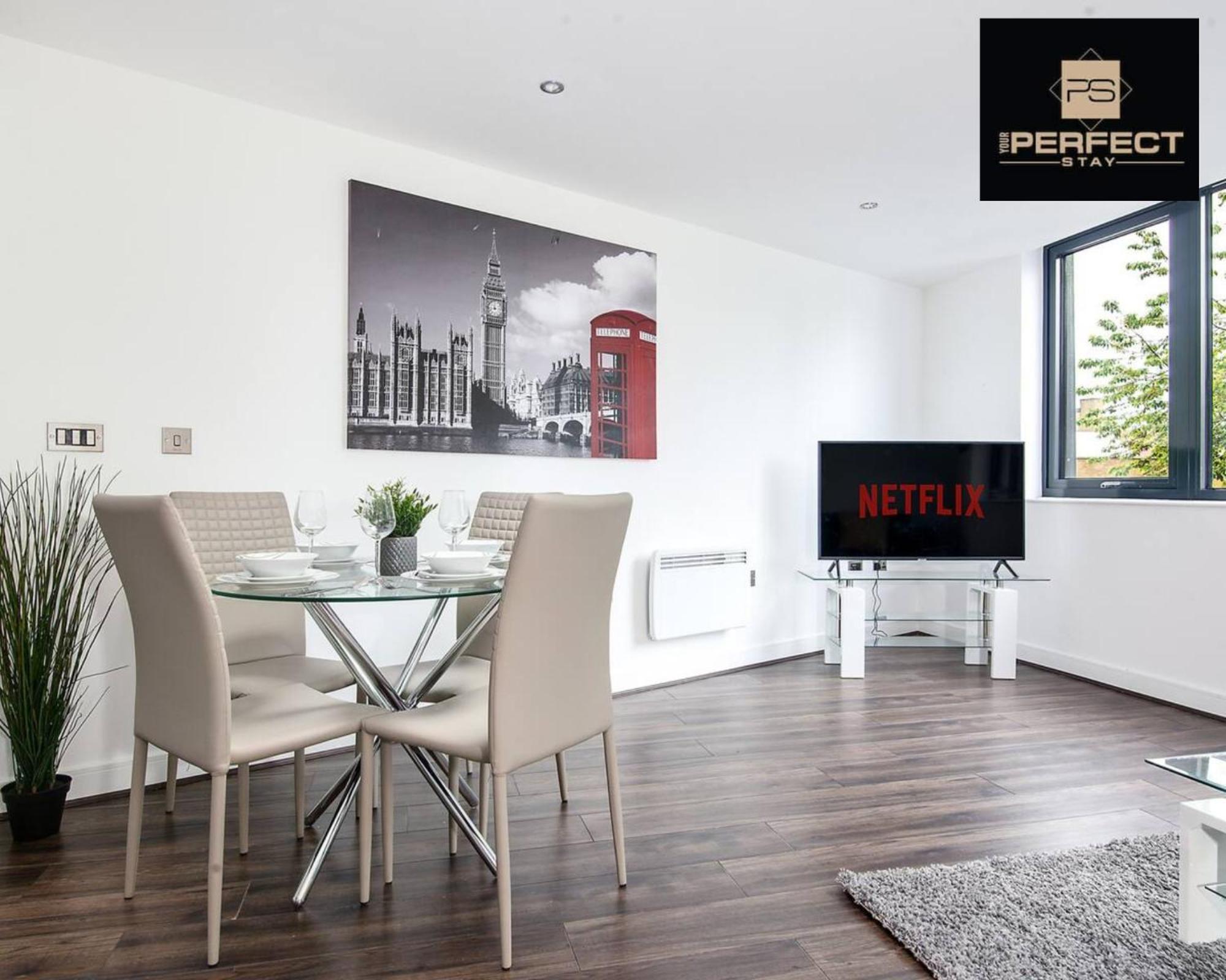 Luxe Modern Apartment By Your Perfect Stay Short Lets Birmingham Exteriér fotografie
